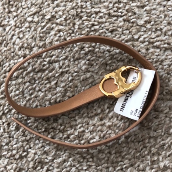 Tory Burch vachetta Gemini link double bracelet - Picture 4 of 5